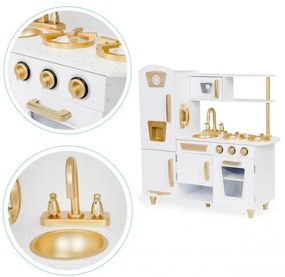 Bucătărie mare din lemn pentru copii