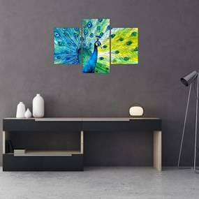 Tablou - Păun (90x60 cm)