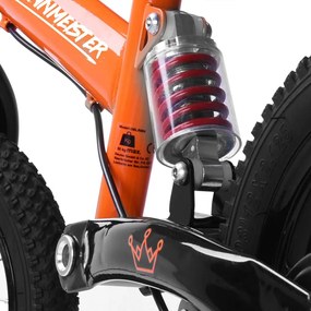 Rennmeister Bicicletă fără pedale pentru copii QUIDO, de la 3 ani, portocaliu