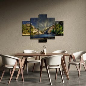 Tablou peisajului cu lac (150x105 cm)