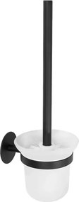 Perie WC Rea 322222A design rotund finisaj negru mat