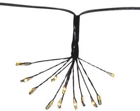 Șirag luminos pentru exterior cu LED Star Trading Flower, lungime 2,1 m