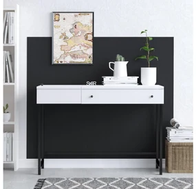 Masă PC Aliex 7 (alb + negru). 1089148