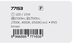 Aplica de exterior iluminat ambiental, Protectie IP65 Rust maro