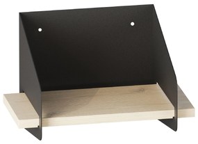 Raft de perete Shortia 1 (negru). 1107802