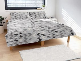 Lenjerie de pat creponată Săgeți