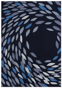 Covor Hurricane Bedora, 200x300 cm, 100% lana, multicolor, finisat manual