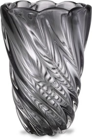Vaza flori, Vas decorativ Contessa L, gri 115183 HZ