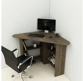 Masă PC de colț Sabeni 2 (Nuc) . 1094879