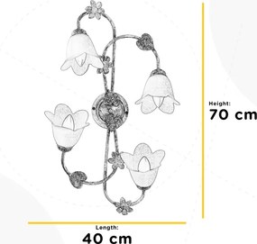 Plafonieră BOTTON DORO 4xE14/6W/230V ONLI