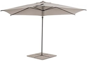 Umbrelă de soare cu brat, antracit, 330 cm, Rica, Yes