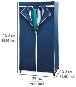 Dulap textil Wenko Air, albastru