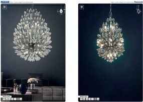 Lustra suspendata eleganta design modern Peacock 14L