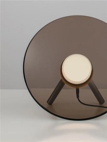 Lampa LED design ambiental Esti maro inchis