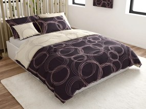 Lenjerie de pat din bumbac BUBBLES BLEND negru Dimensiune lenjerie de pat: 70 x 90 cm | 140 x 200 cm