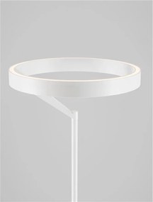 Lampadar circular aluminiu alb LED ADALIZ