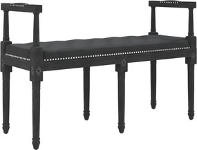 vidaXL Bancă, negru, 110x40x70 cm, catifea