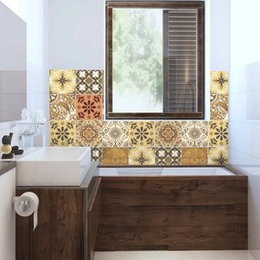 Set 9 autocolante Ambiance Cottage, 10 x 10 cm