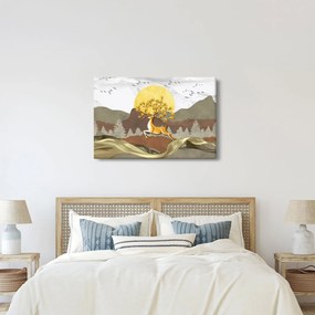 Tablou cu cerb (90x60 cm)
