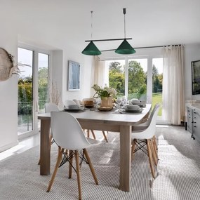 Pendul pe cablu CAPITAL 2xGX53/15W/230V verde