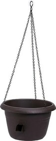 Ghiveci cu autoudare suspendabil 25 cm, maro, diam. 25 cm