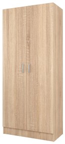 Dulap Remi, 2 Usi, Stejar Sonoma, 80 x 51 x 170 cm