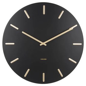 Ceas de perete Karlsson Charm, negru