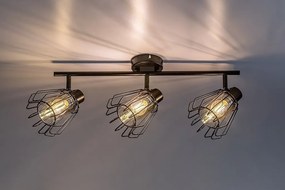 Plafoniera stil industrial Emerencia 3L