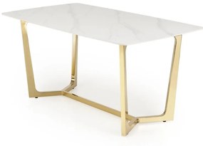Masa Clemente alb/gold L160 x l90 x H76