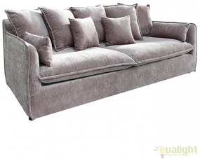 Canapea confortabila Heaven, catifea taupe A-38570 VC