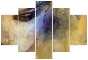 Tablou - Portretul femeii, desen (150x105 cm)