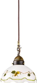 Kolarz 731.30.110 - Pendul pe cablu NONNA, 1xE27/75W/230V, Ø 20 cm, culoare vin