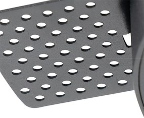 Spot modern îngropat negru GU10 AR70 rotund fără cadru - Oneon