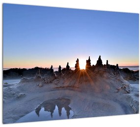 Tablou cu scenerie de nisip (70x50 cm), în 40 de alte dimensiuni noi