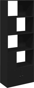 vidaXL Bibliotecă, negru, 70x36x189 cm, lemn prelucrat