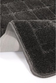 Covorașe de baie gri-antracit 2 buc. 50x80 cm Kareli – Foutastic