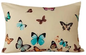 Husa de perna din flanel VIVA BUTTERFLY 50x70 cm, crem