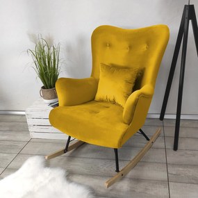 Fotoliu balansoar în stil scandinav Aria (Magic Velvet 2234). 1059400