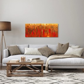 Tablou cu abstracție pictată (120x50 cm)