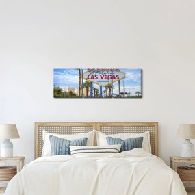Tablou - Las Vegas (cu ceas) (90x30 cm)