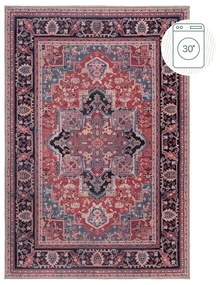 Covor burgundy lavabil din amestec de fibre reciclate 160x230 cm Windsor – Flair Rugs