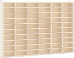 vidaXL Vitrină de colecționar din lemn cu 60 de compartimente 60x4,5x40,5 cm