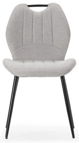 Scaune de dining gri-deschis 4 buc. Muli – Marckeric