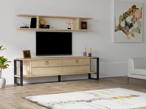Mobilier living Menile 3 (stejar zafir) . 1095560