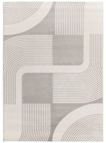 Covor gri deschis-fildeș 160x230 cm Flora – Universal