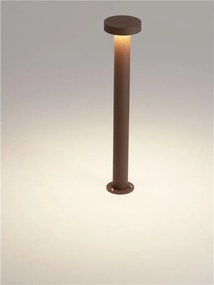 Stalp exterior IP65 LED 2700K GONG corten H-60cm