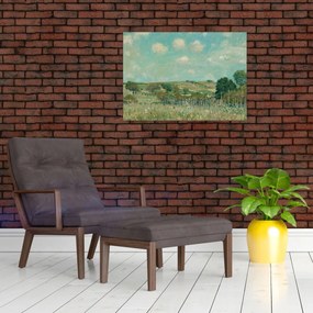 Tablou - Alfred Sisley,  Meadow, reproducere (70x50 cm)