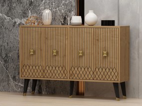 Dulap Pepolo (stejar zafir + auriu) . 1093390