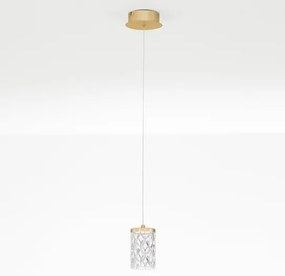 Pendul auriu suspendat LED PHOS