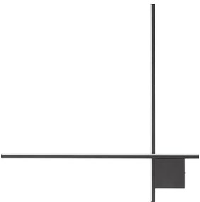Aplica de perete cu lumina ambientala LED Cross 80cm